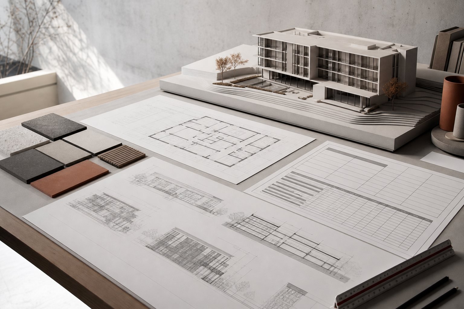 Representative Revit model and coordinated technical drawing information